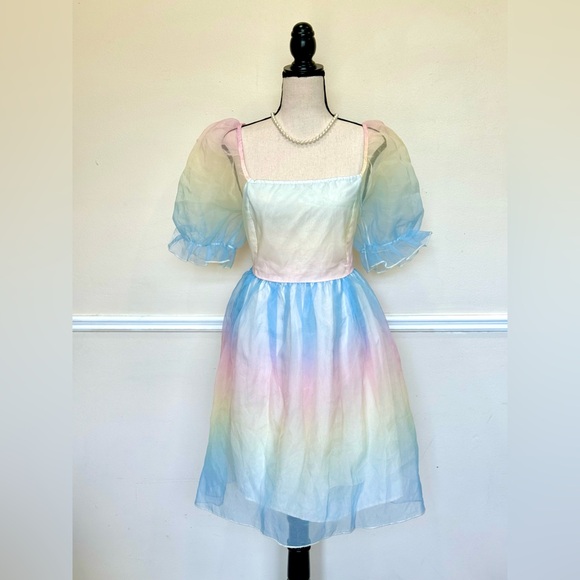 Rainbow Ombre Dress - Picture 4 of 4
